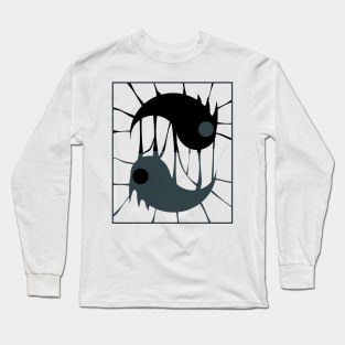 Yin Yang fish joining Long Sleeve T-Shirt